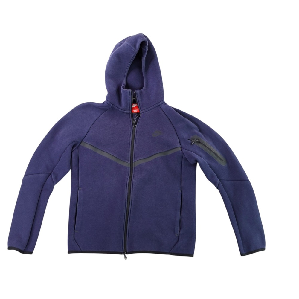 Nike Tech Fleece Windrunner Hoodie Mens Small Blue Full Zip Jacket HV0949-451